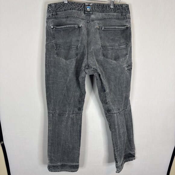 KUHL Rydr Men’s 36x32 Gray Pants Vintage Patina Dye Articulated Knees - Picture 5 of 9